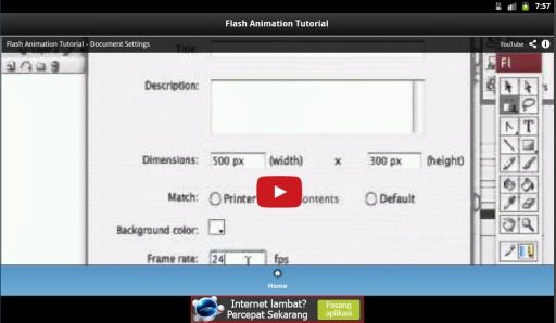 Flash Animation Tutorial Video截图8