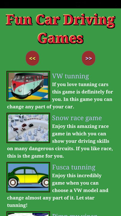 Fun Car Driving Games截图1