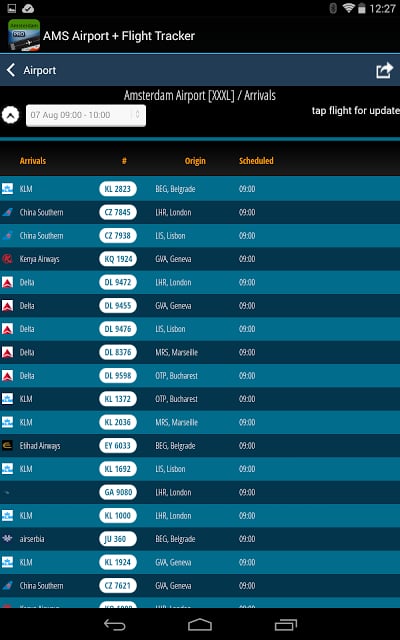 Amsterdam Airport + Radar AMS截图5