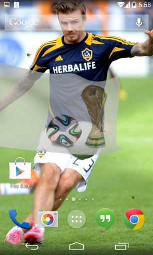 3D Football Live Wallpaper截图2