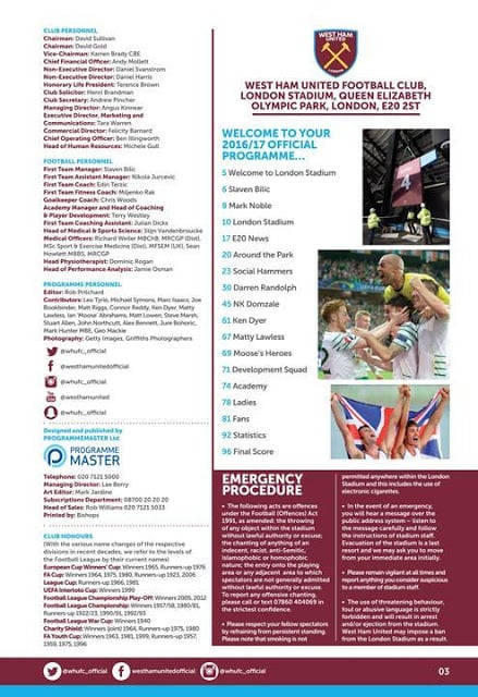 West Ham United FC Programme截图10