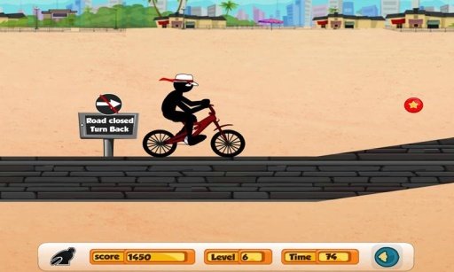 Stunt Dirt Bike -Stickman Rush截图6