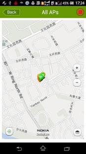 Wifi map with Nokia map截图2