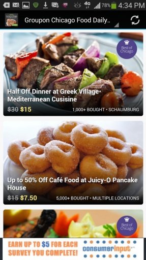 Groupon Chicago Food Deals截图1