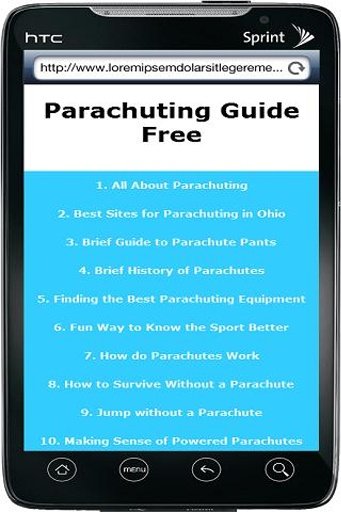 Parachuting Guide Free截图1