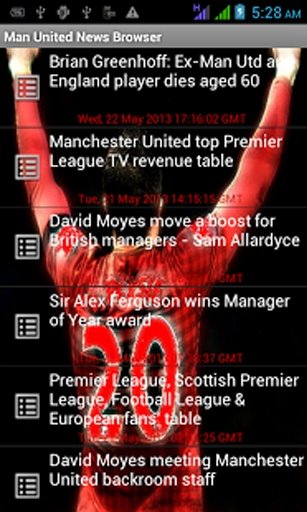 Man United News Browser截图2