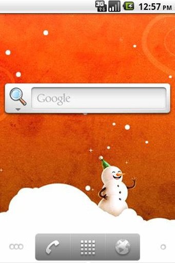 Christmas Snowman LWP Lite截图1