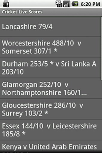 Cricket Live Scores - Free截图4