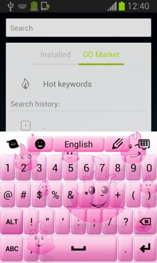 键盘粉红火焰截图7