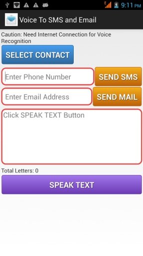 Voice To SMS and Email截图5
