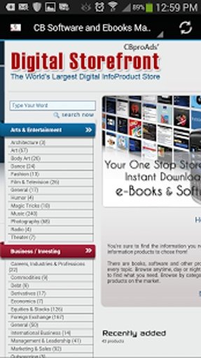 Clickbank Software &amp; Ebooks截图7