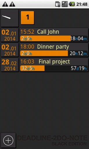 Deadline 2Do Note WIDGET截图6