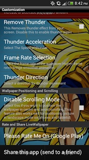 Dragonballz Goku Livewallpaper截图10