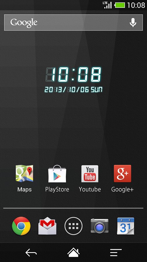 LED clock widget WT-Me Clock截图1