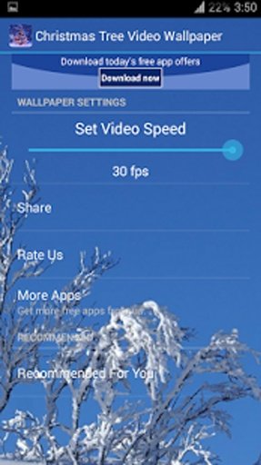 Christmas Tree Video Wallpaper截图3