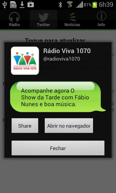 R&aacute;dio Viva 1070截图3