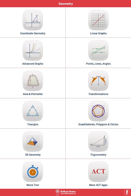 ACT Math : Geometry Lite截图1