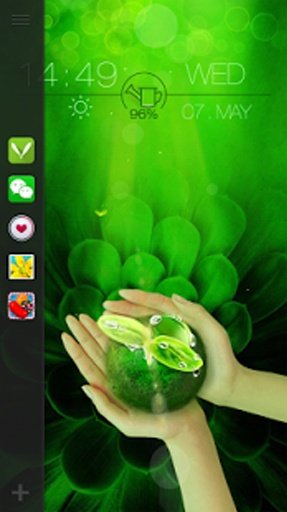 Green leaf Live Locker Theme截图1