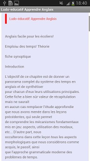 Educatif Apprendre Anglais截图5