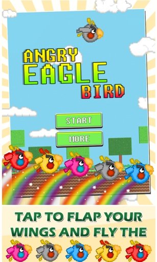 Flappy Eagle Bird Adventure截图4