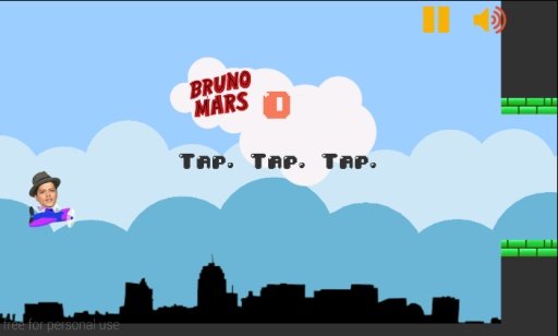 Bruno Mars Flappy Plane截图3