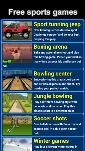 Free Sports Games截图2