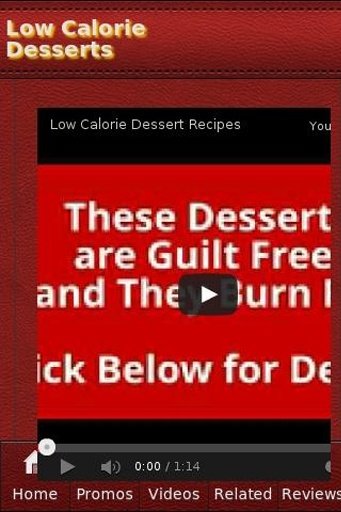 Low Calorie Desserts截图2