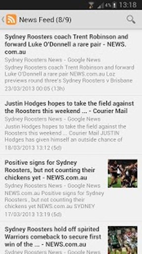 Sydney Roosters News截图7