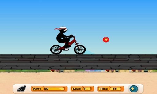 Stunt Dirt Bike -Stickman Rush截图2