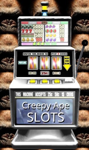 Creepy Ape Slots - Free截图1