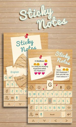 Sticky Notes GO Keyboard截图4