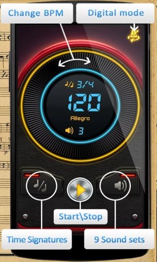 Real Metronome Free截图1