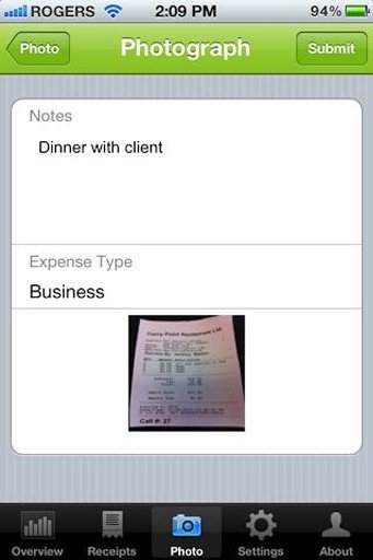 Receipt Reader, Expense Report截图6