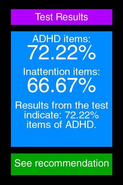 ADHD Test截图3