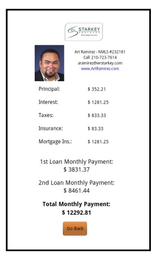 Art Ramirez - Mortgage Calculator截图1