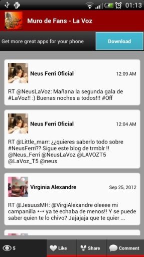 La Voz : Muro de Fans !!截图2