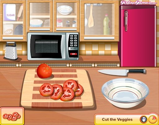 Sara's Cooking:Pizza Tricolore截图2