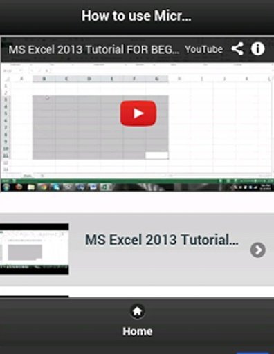 How to use Excel Free Apps截图2