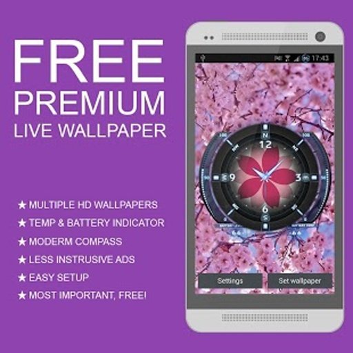 Zen Sakura Live Wallpaper HD截图3