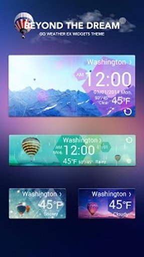 Beyond The Dream Theme Weather截图2