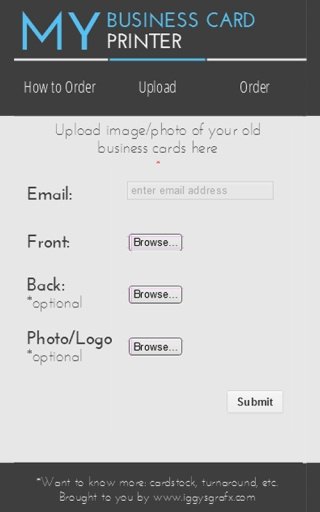 My Business Card Printer截图3