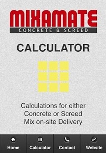 Concrete Calculator Mixamate截图3