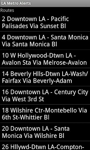LA Metro Alerts截图2