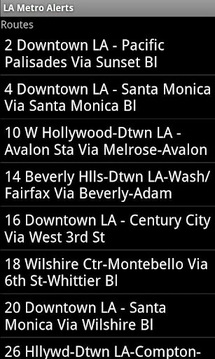 LA Metro Alerts截图