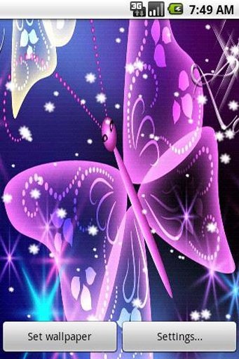 4D Butterfly Live Wallpaper截图2