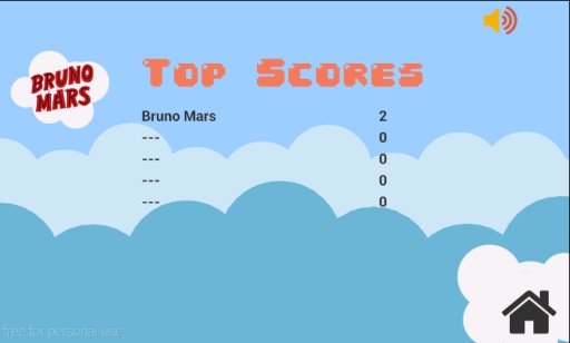 Bruno Mars Flappy Plane截图2