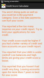 Credit Score Calculator截图5