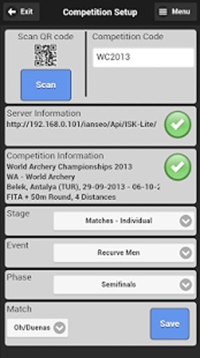 Ianseo Scorekeeper Lite截图8