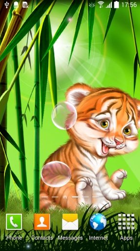 Cute Tiger Cub Wallpaper截图4