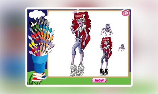 Monster High Coloring 2截图1